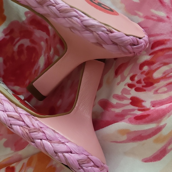 Raffia sandals sz.9 - Picture 4 of 9